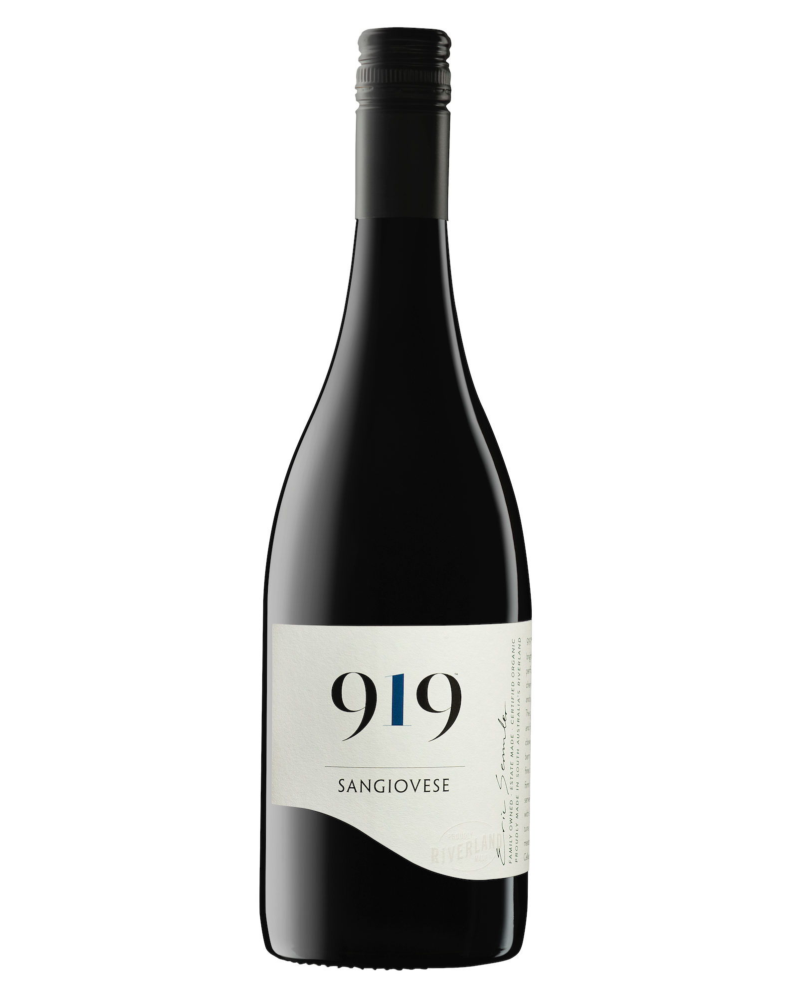 919 Reserve Organic Sangiovese 750mL